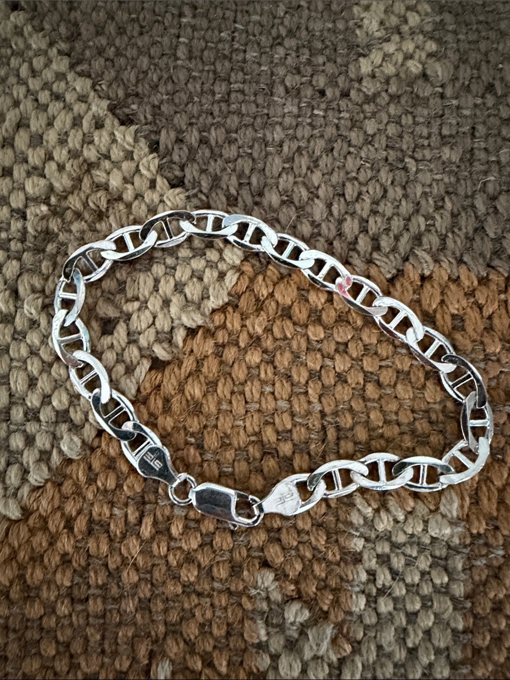 Sterling mariner style bracelet